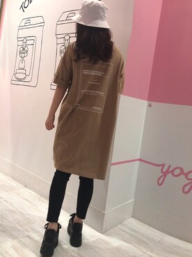 「SpRay（スプレイ）のアイテム（パンツ）」を使った、SpRay船橋店さん（レディース・153cm）の春コーディネート