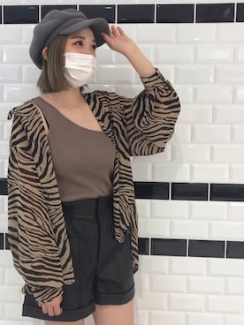 「SpRay（スプレイ）のアイテム（パンツ）」を使った、SpRay船橋店さん（レディース・160cm）の秋コーディネート
