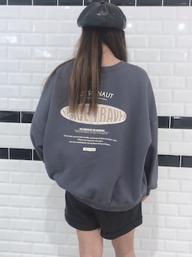 「SpRay（スプレイ）のアイテム（パンツ）」を使った、SpRay船橋店さん（レディース・154cm）の冬コーディネート