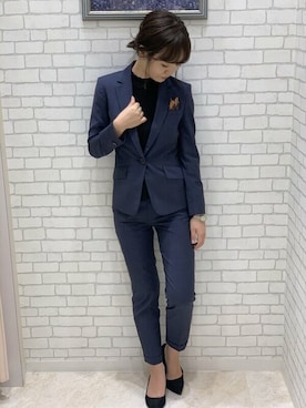 「Perfect Suit FActory（パーフェクトスーツファクトリー）のアイテム」を使った、0493psfaさん（レディース・157cm）の秋コーディネート