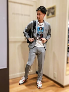 「SPALDING（スポルディング）のアイテム」を使った、0493psfaさん（メンズ・177cm）の夏コーディネート