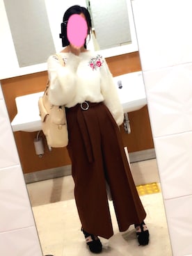 「antic rag（アンティックラグ）のアイテム」を使った、あらいめぐみさん（レディース・154cm）の秋コーディネート