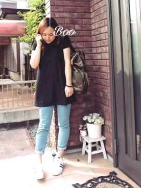 「devirock（デビロック）のアイテム（ワンピース/ドレス）」を使った、MegBoo*⋆⑅⃟   さん（レディース・158cm）の夏コーディネート