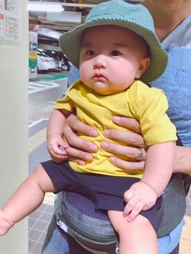 「Ron Herman（ロン ハーマン）のアイテム」を使った、KotaMashi6さん（キッズ・60cm）の夏コーディネート