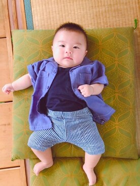 タンクトップを使った 赤ちゃんコーデ の人気ファッションコーディネート Wear