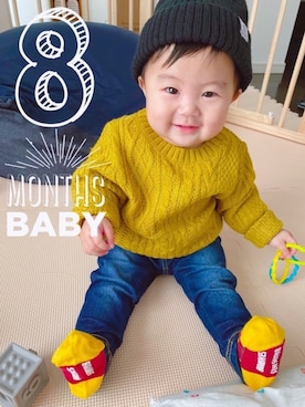 KotaMashi6さん（キッズ・70cm）の冬コーディネート