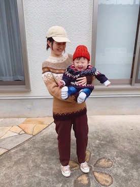 KotaMashi6さん（キッズ・70cm）の冬コーディネート