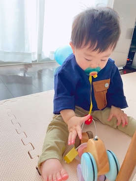 KotaMashi6さん（キッズ・70cm）の春コーディネート