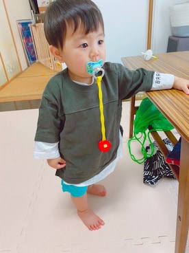 KotaMashi6さん（キッズ・70cm）の春コーディネート