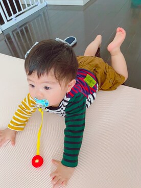 KotaMashi6さん（キッズ・70cm）の春コーディネート