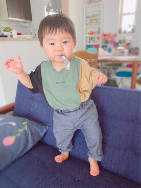 KotaMashi6さん（キッズ・70cm）の夏コーディネート