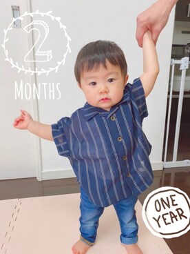 KotaMashi6さん（キッズ・70cm）の夏コーディネート