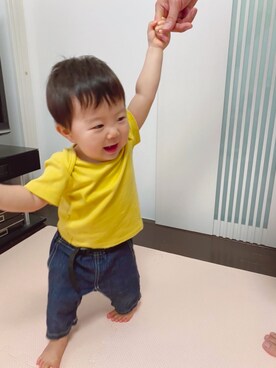 「Ron Herman（ロン ハーマン）のアイテム」を使った、KotaMashi6さん（キッズ・70cm）の夏コーディネート