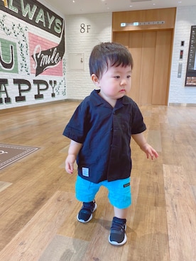 KotaMashi6さん（キッズ・70cm）の夏コーディネート