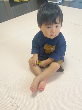 KotaMashi6さん（キッズ・70cm）の秋コーディネート