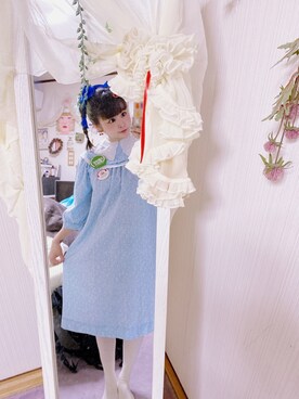 丸襟ワンピース の人気ファッションコーディネート Wear