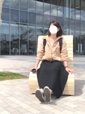 「アイテム（バングル/リストバンド）」を使った、にのみや ゆうきさん（レディース・156cm・20代）の春コーディネート