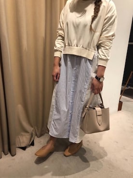 m.さん（レディース・153cm）の冬コーディネート