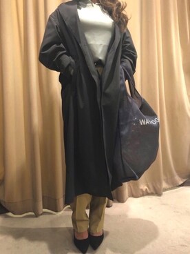 「INTERPLANET（インタープラネット）のアイテム（その他アウター）」を使った、m.さん（レディース・153cm）の冬コーディネート