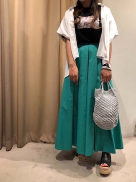 m.さん（レディース・153cm）の夏コーディネート