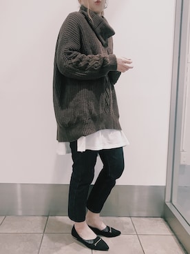 ◦ゆにこ系◦さん（レディース・163cm）の冬コーディネート