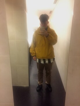 「BEAMS」｜「アイテム（ナイロンジャケット）」を使った、Shantih21さん（メンズ・174cm）の春コーディネート