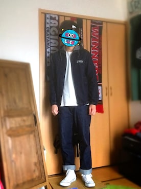 「S/DOUBLE （エスダブル）のアイテム（ジャケット/アウター）」を使った、たすくさん（メンズ・177cm）の春コーディネート