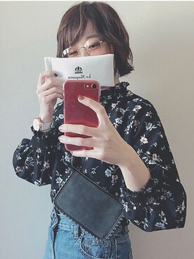 「KOBE LETTUCE（コウベレタス）のアイテム（財布/小物）」を使った、0810.asさん（レディース・163cm）の春コーディネート