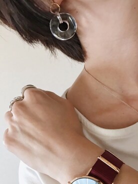 「perky room（パーキールーム）のアイテム」を使った、0810.asさん（レディース・163cm）の夏コーディネート