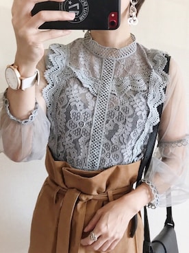 「Kodean（コデアン）のアイテム」を使った、0810.asさん（レディース・163cm）の秋コーディネート