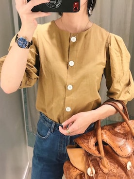 「ellerie（エルリエ）のアイテム」を使った、0810.asさん（レディース・163cm）の秋コーディネート