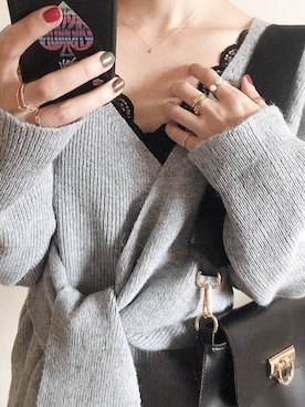 「F（エッフェ）のアイテム」を使った、0810.asさん（レディース・163cm）の冬コーディネート