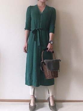 「etrebloom（エトレブルーム）のアイテム」を使った、0810.asさん（レディース・163cm）の春コーディネート