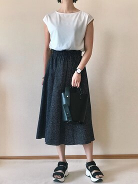 「fredy（フレディ）のアイテム」を使った、0810.asさん（レディース・163cm）の春コーディネート