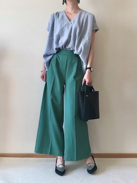 「destin（デスティン）のアイテム」を使った、0810.asさん（レディース・163cm）の春コーディネート