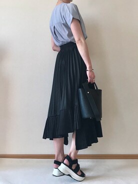 「etrebloom（エトレブルーム）のアイテム」を使った、0810.asさん（レディース・163cm）の春コーディネート