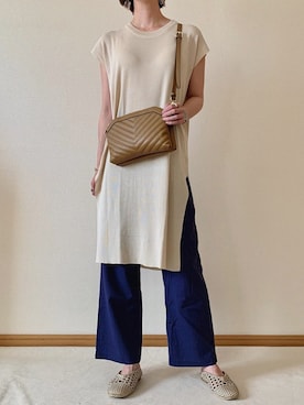 「etrebloom（エトレブルーム）のアイテム」を使った、0810.asさん（レディース・163cm）の夏コーディネート