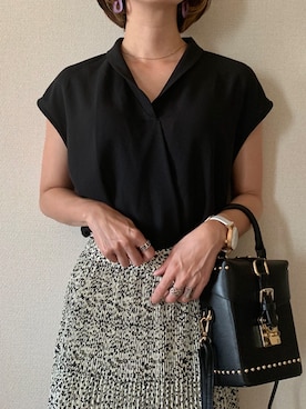 「etrebloom（エトレブルーム）のアイテム」を使った、0810.asさん（レディース・163cm）の夏コーディネート