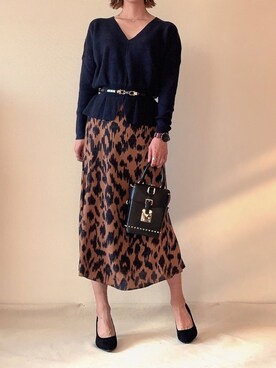 「etrebloom（エトレブルーム）のアイテム」を使った、0810.asさん（レディース・163cm）の秋コーディネート