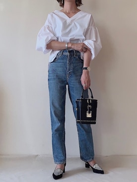 「destin（デスティン）のアイテム」を使った、0810.asさん（レディース・163cm）の秋コーディネート