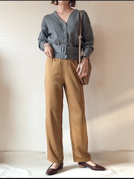 0810.asさん(レディース・163cm)の秋コーディネート