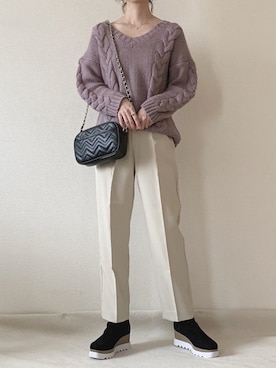 0810.asさん(レディース・163cm)の冬コーディネート