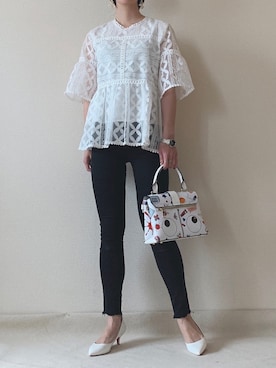 「destin（デスティン）のアイテム」を使った、0810.asさん（レディース・163cm）の春コーディネート