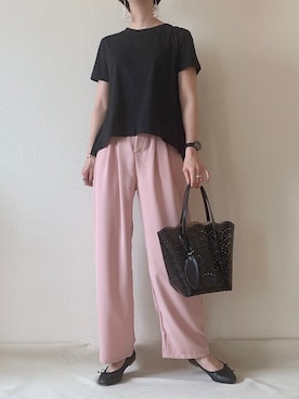 「destin（デスティン）のアイテム」を使った、0810.asさん（レディース・163cm）の春コーディネート