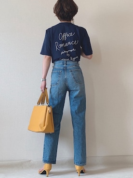 「イエローバッグ」｜「アイテム（サンダル）」を使った、0810.asさん（レディース・163cm）の夏コーディネート