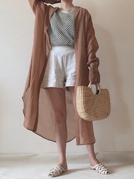 0810.asさん（レディース・163cm）の夏コーディネート