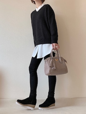 0810.asさん(レディース・163cm)の秋コーディネート