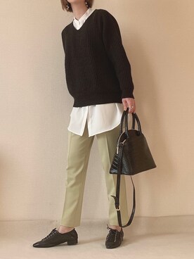 0810.asさん（レディース・163cm）の冬コーディネート