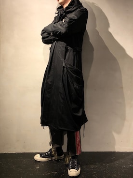 「CATORCE（カトルセ）のアイテム」を使った、izakazuさん（メンズ・178cm）の冬コーディネート