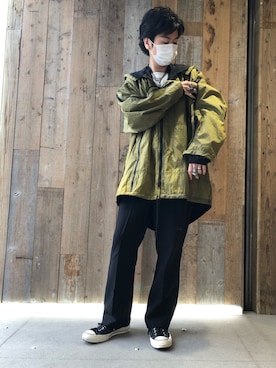 「アイテム（ブルゾン）」を使った、izakazuさん（メンズ・178cm・30代）の春コーディネート